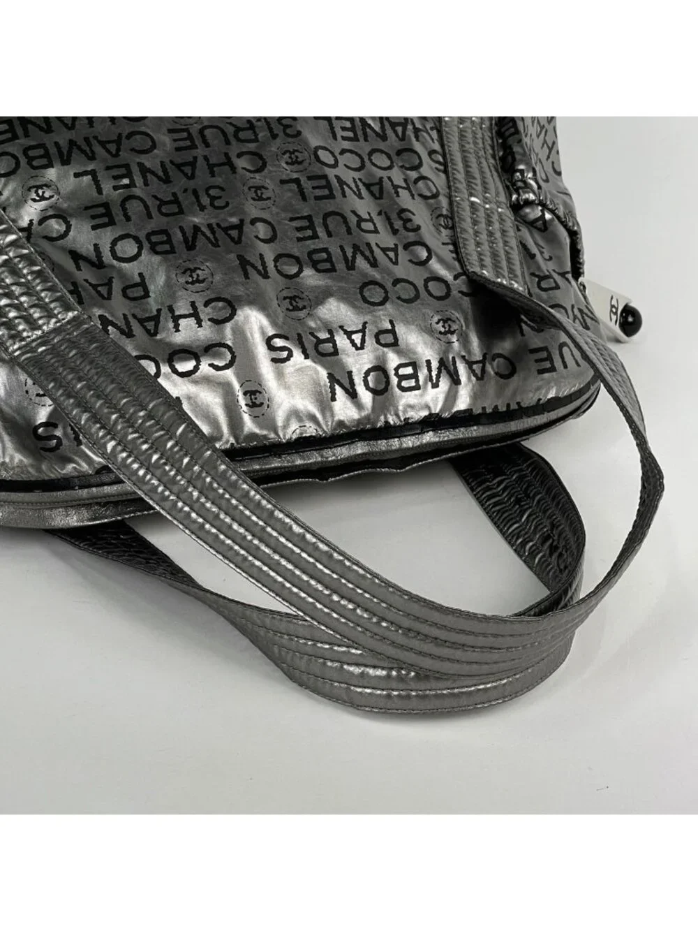 Chanel Unlimited Tote Nylon Silver